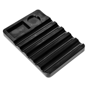 Professional Nail Art Palette Pen Holder 5-Grid Nail Art Mixing <b>Plate</b> and <b>Brush</b> Holder for Gel Polish Painting Acrylic Manicure - Product Image 4
