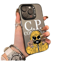 Coque de Téléphone Tendance de Designer pour iPhone Xs Xr 11 12 13 14 15 16 Pro Max – Style CP Company et Stone