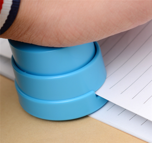 1 PCS Eco ABS Plastic Staple Free Stapler , Novelty School And Office Stapler Without Staple , Staple-free Stapler