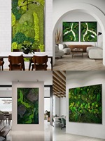 Cadre mural 3D en mousse naturelle véritable, couleur et taille personnalisables, mousse stabilisée, décoration pour la fête des mères, la remise des diplômes, la maison/le bureau