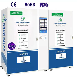 Armoire de distribution de médicaments intelligente avec écran tactile double 21,5 pouces, 310 canaux, Wifi, imprimante et scanner pour pharmacie - Product Image 1