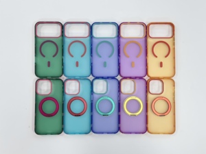B510 Transparent Magnetic Mobile <b>Phone</b> Cases for iPhone 17 Pro Max Wireless <b>Charging</b> Anti Slip Frame Shockproof Cover - Product Image 2