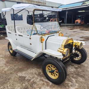 Vehículo Turístico Eléctrico Clásico Vintage de Alta Calidad Personalizado, Auto Eléctrico Clásico Vintage Blanco - Product Image 4