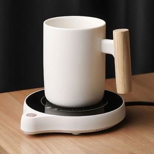 200W Cup Heater Mug Warmer 100 Degrees Hot <b>Tea</b> <b>Makers</b> Warmer Coaster 5 Gear Cup Heaters Coffee Milk <b>Tea</b> Heating Pad 110V/220V - Product Image 5