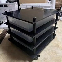 Étagère modulaire en PVC écologique pour l'élevage de reptiles, boîtes à tiroirs carrées en PVC, cage d'exposition pour animaux de compagnie, vivarium pour reptiles, élevage de serpents