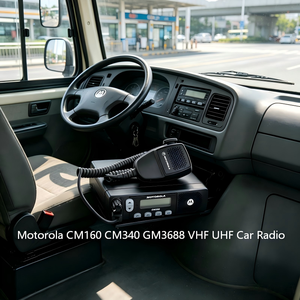 วิทยุสื่อสารเคลื่อนที่แบบอนาล็อก VHF รุ่น CM160 CM340 GM3688 สำหรับติดตั้งในรถยนต์ ระบบสื่อสารสองทาง ระยะไกล ใช้เป็นสถานีฐานในรถยนต์ - Product Image 4