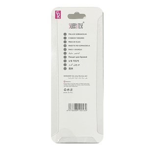 Pinzas para <span class=keywords><strong>Cejas</strong></span> de Acero Inoxidable con Punta Recta, Estilo Clásico, Marca Privada para Mujeres, Herramienta de Maquillaje, Venta al Por Mayor Sweet Rose - Product Image 4