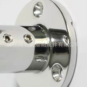 Accessoires de bateau en acier inoxydable série 300, ronds, sans soudure, avec bride, pour la fixation de rampes et de auvents - Product Image 4