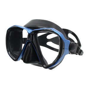Máscara de buceo con dos ventanas de vidrio templado antivaho para adultos, para snorkel y deportes acuáticos - Product Image 2