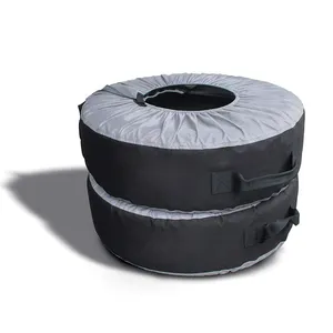 Protection Covers Polyester Tire Tote Storage Bag Includes 4 Tire Totes