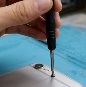 Cheap DIY Mini Stainless Steel Plastic Handle Slotted <b>Screwdriver</b> With Magnetic Tip OEM 1.5mm 2mm for Watch Phone Glasses Repair - Product Image 4