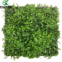 Cloison d'intimité mur de haie artificielle plante topiaire gazon toile de fond mur panneaux de buis avec protection UV
