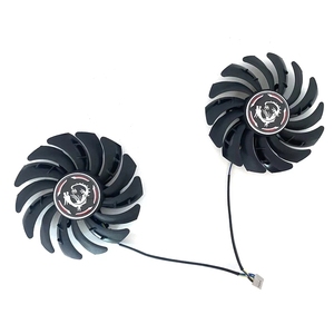 Ventilador de GPU de 87MM PLD09210S12HH 4IN 12V 0.4A para Tarjeta Gráfica <span class=keywords><strong>MSI</strong></span> GeForce GTX <span class=keywords><strong>1650</strong></span> <span class=keywords><strong>Super</strong></span> GTX 1660 1660Ti GAMING X - Product Image 3