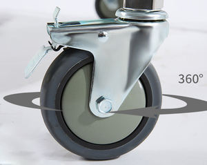 Chariot de cuisine Mobile, en acier inoxydable, à 3 niveaux, meilleur Prise livraison d'hôtel, Service de restauration, caddie de cuisine - Product Image 5