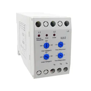 China supply Phase sequence motor protection relay phase monitoring XJ11 XJ3-D phase failure relay