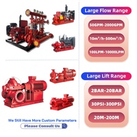 Usine personnalisée 750GPM 12bar Jockey Pump High Lift EDJ Grand Débit Bouche d'incendie Pompe diesel 75KW 90KW Puissance 60Hz Fréquence
