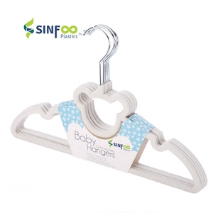 A Forma di orso Sottile Antiscivolo <span class=keywords><strong>Bambini</strong></span> <span class=keywords><strong>Bambini</strong></span> Vestiti Del Bambino Gancio <span class=keywords><strong>Appendiabiti</strong></span> Cappotto di Velluto Bianco Grucce Dei Vestiti - Product Image 1