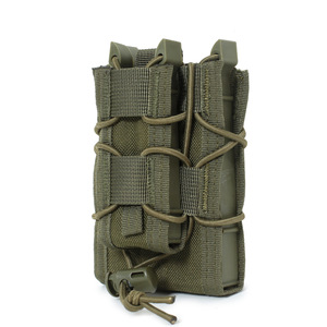 Tactical Nylon MOLLE <b>Accessory</b> <b>Bag</b> Quick Release Double Magazine Holder Waterproof Enthusiast Special <b>Bag</b> Parts <b>Accessories</b> - Product Image 3