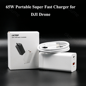 Adaptador de Carga Súper Rápida de 65W para DJI Mavic 3 Series, Cargador USB-A Tipo-C para Batería de DJI Air 3/Avata/Goggles 2/Mini 2/2 SE - Product Image 1