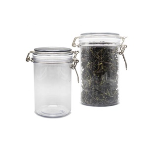 Chất Lượng Tốt Nhất Thực Phẩm Lưu Trữ Chai, cao Vòng 700Ml PET Nhựa Cà Phê Nguyên Liệu Đậu Lưu Trữ Jar Và Màu Xanh Lá Cây Trà Lưu Trữ Container - Product Image 1