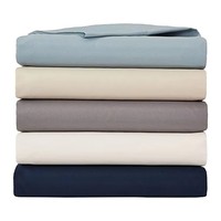 Parure de draps en microfibre 4 pièces ultra douce, anti-plis, anti-déchirure, personnalisable, style uni, avec drap-housse élastique – Vente en gros