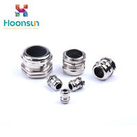 Presse-étoupe métalliques étanches IP68 en laiton M12 M16 pour câbles M18 M20 M22 M25 PG7 PG9 PG11 PG13.5 PG16 PG21 PG29 PG36 PG42