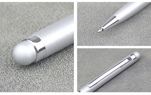 Tùy Chỉnh Thân Thiện Với Môi Điện Tử Màn Hình Cảm Ứng Văn Phòng Phẩm 1.0Mm Mới Lạ Kim Loại Cơ Thể Bi Bút Chì Với Biểu Tượng Tùy Chỉnh - Product Image 3