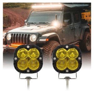 Không thấm nước 3.5 inch Vòng 30W Sương Mù Ánh sáng màu vàng <span class=keywords><strong>LED</strong></span> vỏ lũ chùm ánh sáng cho xe máy xe 4x4 offroad - Product Image 6