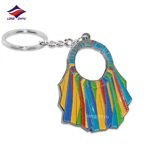 Keychain Souvenir Longzhiyu 14 Years Manufacturer Custom Logo Keychains Soft Enamel Metal Keyrings Tourist Souvenirs Higher Quality Lower Price