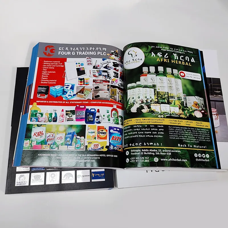 Op Maat Gemaakte Dikke Paperback Product Handboek Medewerker Catalogus Drukcatalogus Softcover Brochure