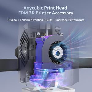 Anycubic 3D Printer Print Head Kit For Kobra 2 Max Pro Plus Metal Cooling <b>Fan</b> Blue - Product Image 2