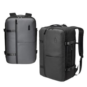 Kingsons Men's <b>Backpack</b> 20-35L <b>Waterproof</b> Expandable Business Travel Bag Solid Color Detachable Strap - Product Image 5