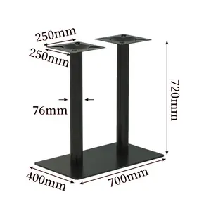 Metal Dining Table Bases High Quality Modern Style Marble Table Multiple Size Carbon Steel Metal Coffee Table Base