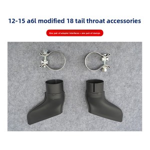 Nouvelle modification de la sortie d'échappement carrée pour A6 C7, sans besoin de changer le spoiler arrière ou le pare-chocs, compatible avec l'ancien C7.5 YS-C7S6 Bran - Product Image 2