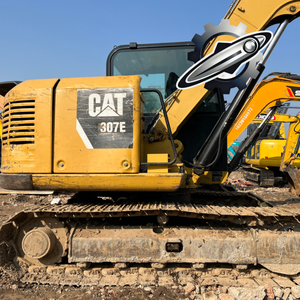 Excavatrice d'occasion Caterpillar 307E, marque japonaise d'origine, 7 tonnes, chenilles en caoutchouc, modèle 2020, godet de 0,35 m, moteur, boîte de vitesses - Product Image 3