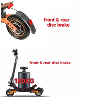 Trottinette électrique pliable tout-terrain/escalade 40 km/h avec frein à disque Kukirin G2 Master, pneus de 10 pouces, trottinette électrique pour adultes