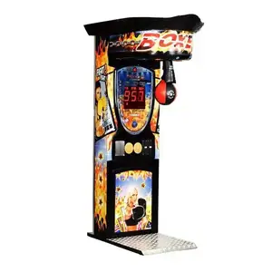 Nuovo kickboxer a gettoni kick electronic training vending arcade game bag punzonatrici per il centro di intrattenimento