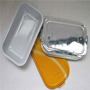 Casserole en feuille d'aluminium de qualité alimentaire en gros Emballage alimentaire Conteneur allant au four Prix d'usine - Product Image 1