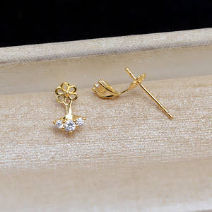 ต่างหูคริสตัลแบบยาวประดับมุก DIY รุ่น Yinjiang Shuying S925 พร้อมเชือกเส้นเล็กสำหรับร้อยต่างหู  สามารถปรับแต่งได้ - Product Image 4