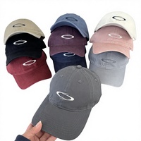 Gorra de Béisbol de 6 Paneles con Bordado de Marca Estilo Americano, Unisex, Ajustable, Estiliza el Rostro
