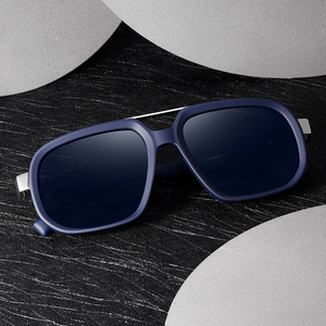 Nouvelles Lunettes de Soleil Classiques S15113 en Métal pour Hommes 2026 – Verres Polarisés Noir/Gris, Style Carré Tendance, Matériau TAC - Product Image 2