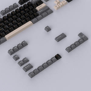 คีย์แคป PBT สีดำเทาแบบสองสีสำหรับ DIY ชุดเล็กแบบเต็ม รองรับ <span class=keywords><strong>MX</strong></span> สำหรับคีย์บอร์ดแบบกลไก ขายส่ง - Product Image 3