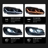 Phare LED Plug and Play style 7.5 pour VW Golf 6 Mk6 2009-2012, double projecteur, remplacement direct, mise à niveau