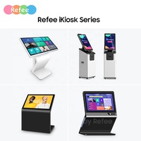 Kiosco de Pago Autoservicio Refee con Pantalla Táctil LCD 4K para Publicidad en Interiores, Lector de Códigos de Barras Habilitado para SDK, Sistema Operativo Android/Linux/Windows