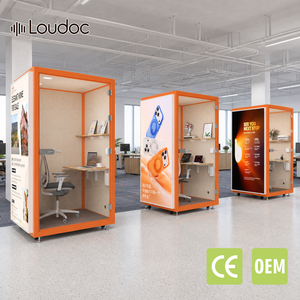 Cabina Acústica Individual para Privacidad, Espacio de Trabajo Portátil para Oficinas de Diseño Abierto, Call Centers, Hoteles, Hospitales, Escuelas y Estudios - Product Image 1