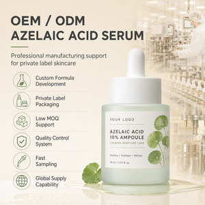 Ampolla <span class=keywords><strong>de</strong></span> <span class=keywords><strong>Ácido</strong></span> Azelaico Calmante para el Enrojecimiento, Corrector <span class=keywords><strong>de</strong></span> Manchas Oscuras para Piel Sensible Propensa al Acné, Iluminador y Minimizador <span class=keywords><strong>de</strong></span> Poros, OEM ODM - Product Image 6