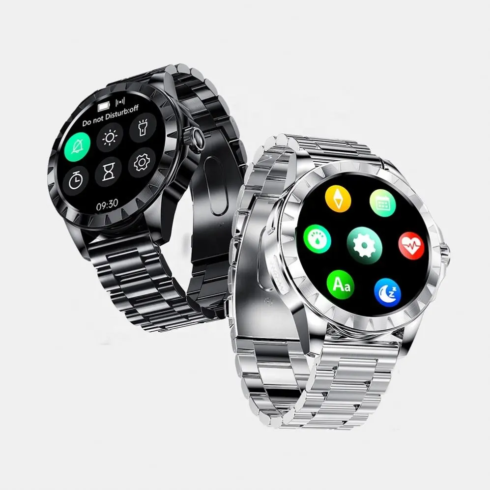 Lemfo smartwatch de 1.39 polegadas lemz, smartwatch com tela amoled mtk2523d, compasso ppg e ecg, assistente de voz para homens
