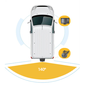 Vista trasera de coche inalámbrica HD visión nocturna IP68 cámara de respaldo impermeable para coche <span class=keywords><strong>Monitor</strong></span> de coche de 4,3 pulgadas - Product Image 4
