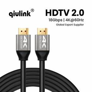 Câble <span class=keywords><strong>HDMI</strong></span> haute vitesse 2.0 4K 60Hz 18Gbps plaqué or HDR EARC Ethernet pour PS5 Xbox HDTV Projecteur 1m à 30m - Product Image 1