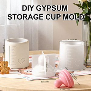 Molde <span class=keywords><strong>de</strong></span> resina para biberón, portavelas, taza redonda, molde <span class=keywords><strong>de</strong></span> resina epoxi para botella <span class=keywords><strong>de</strong></span> almacenamiento, portavelas, contenedor <span class=keywords><strong>de</strong></span> dulces - Product Image 2